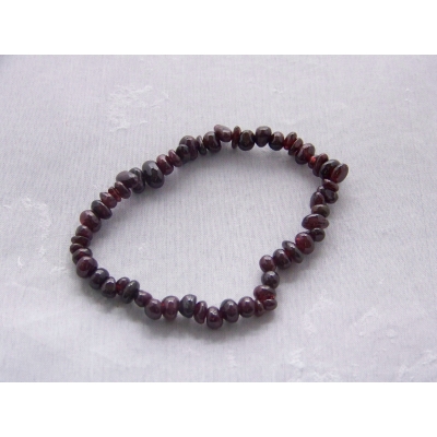 Splitarmband Granaat Rond